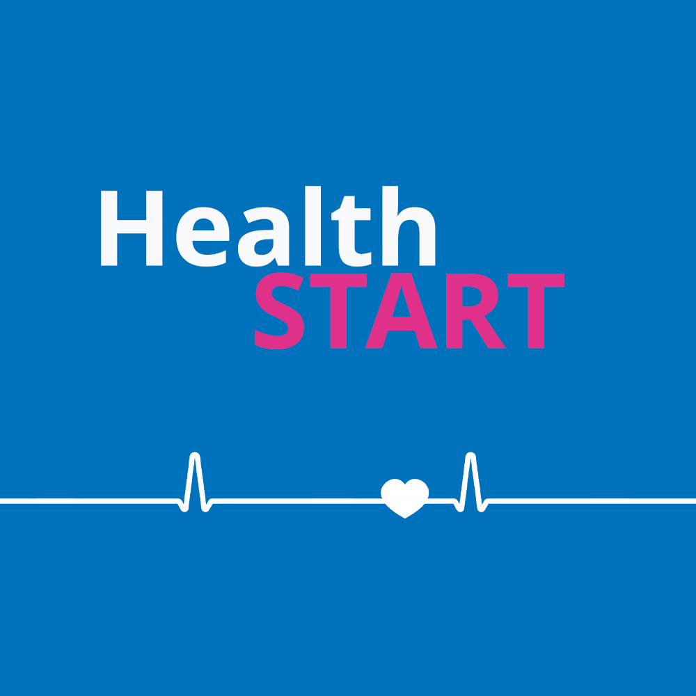 The logo for HealthStart is visibile in the picuture