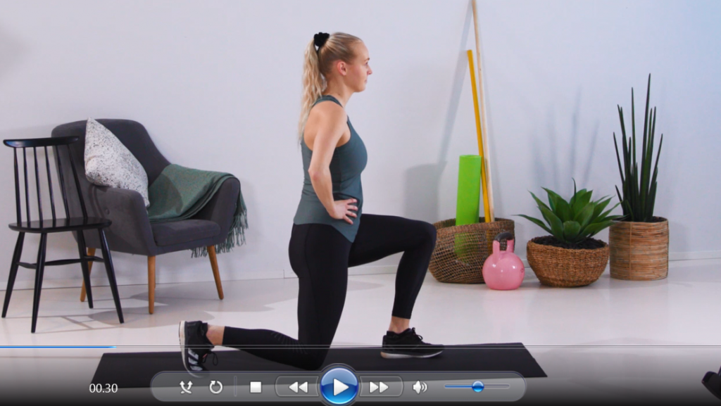 A screenshot of one of the videos in the project.