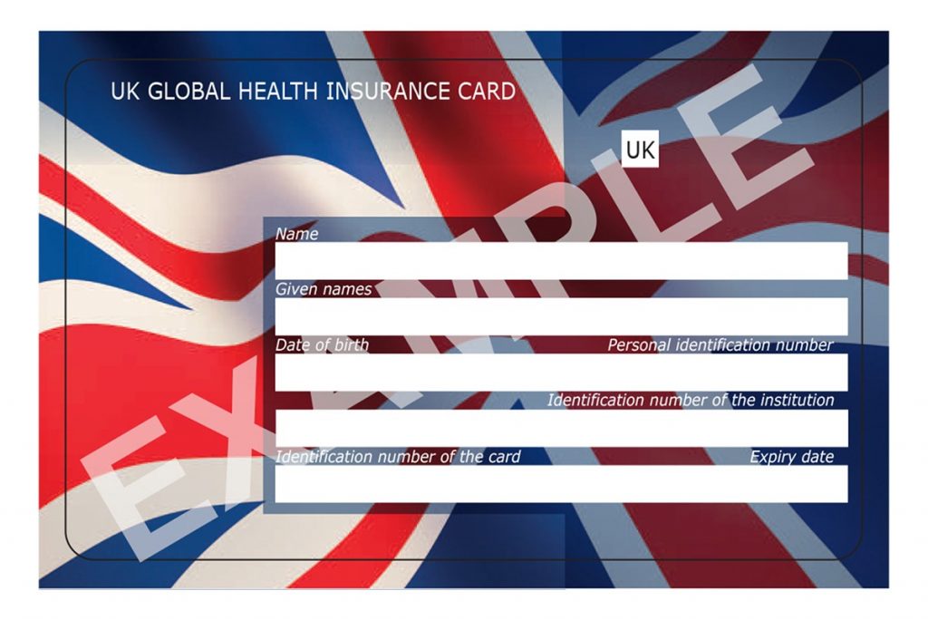 Global Health Insurance -kort (GHIC).