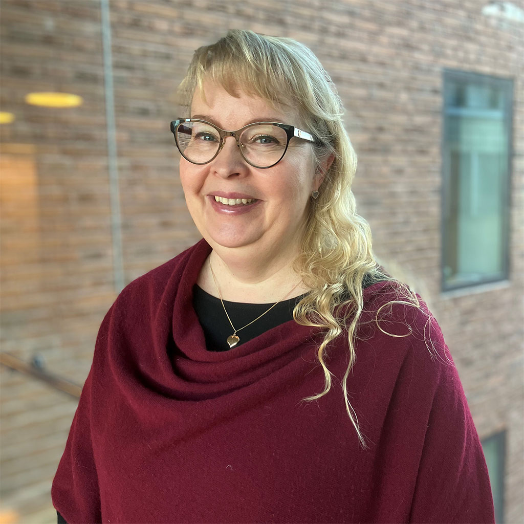 Kuvassa Krista Brander-Aalto.