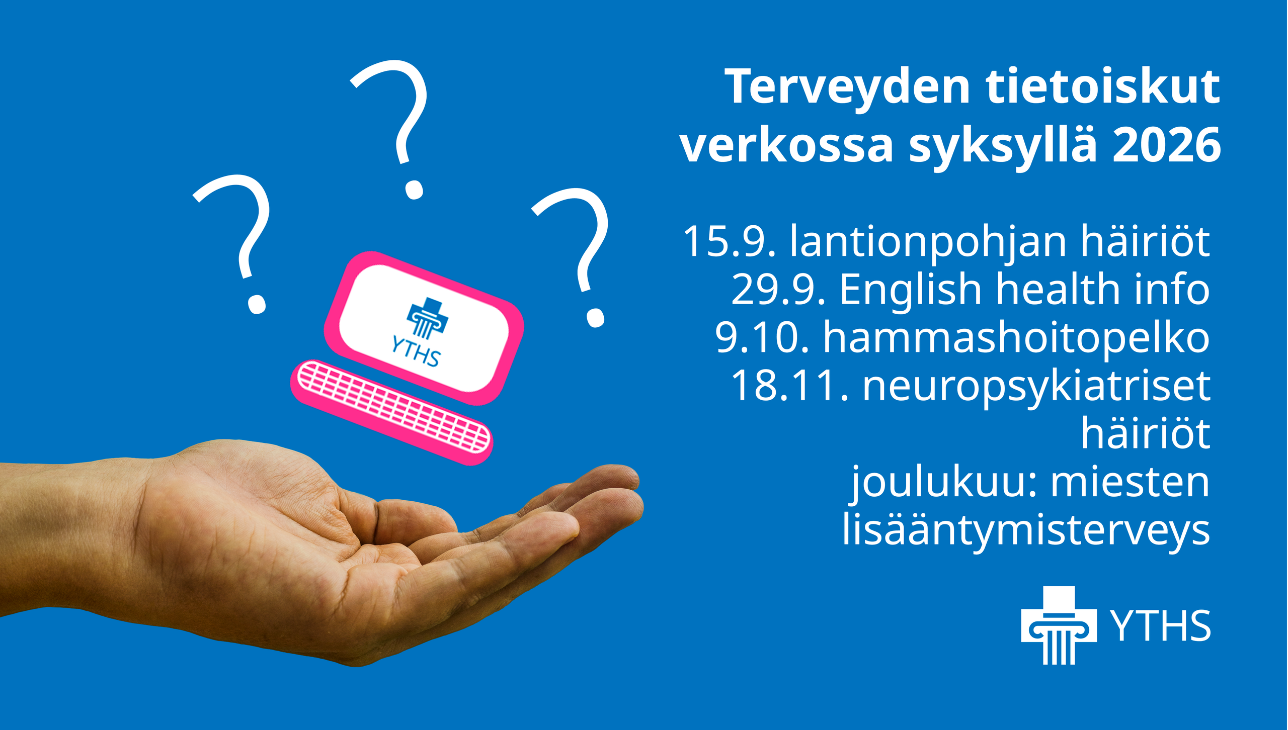 Tapahtumatiedot, jotka löytyvät myös itse tekstistä.